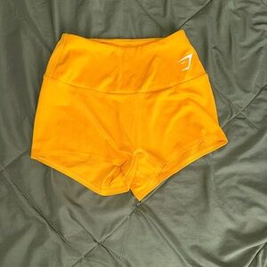 Gymshark Vibrant Yellow Athletic Shorts